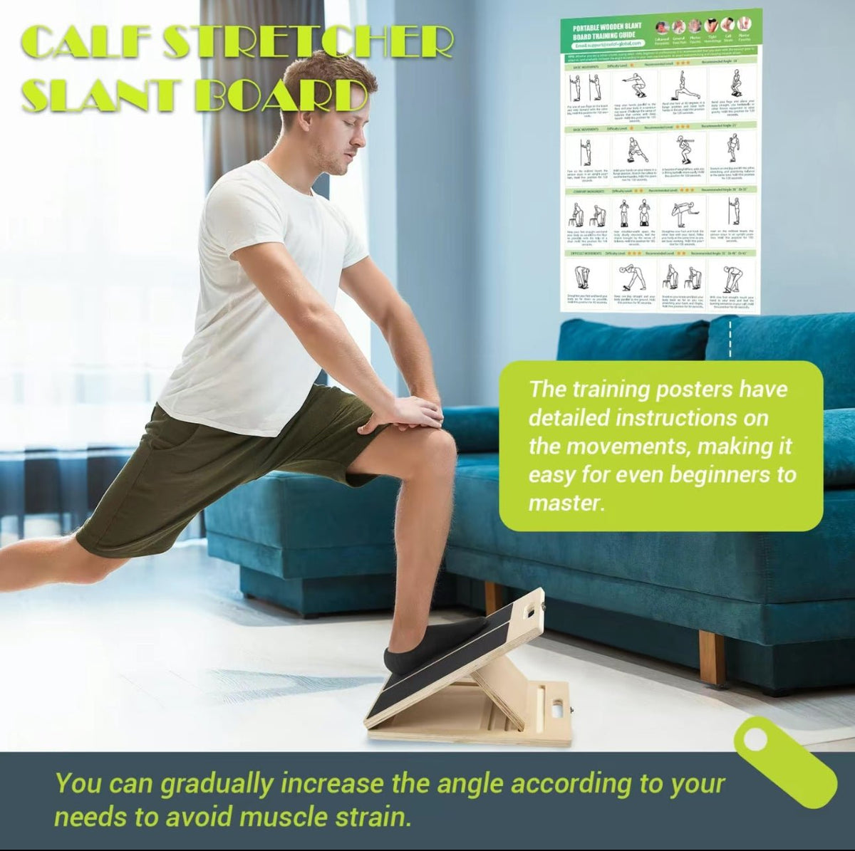 FlexSlope Calf Stretch BoardTorqelo.com