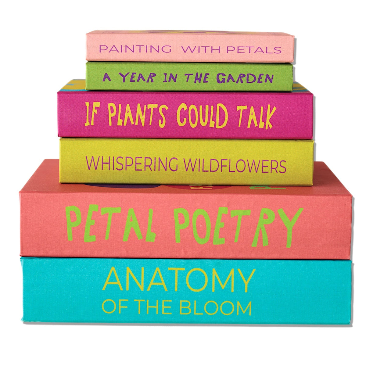 Floral Canvas Storage Book Box by Rust & Cinder