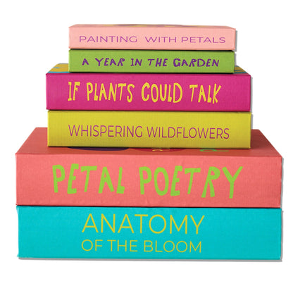 Floral Canvas Storage Book Box by Rust & Cinder