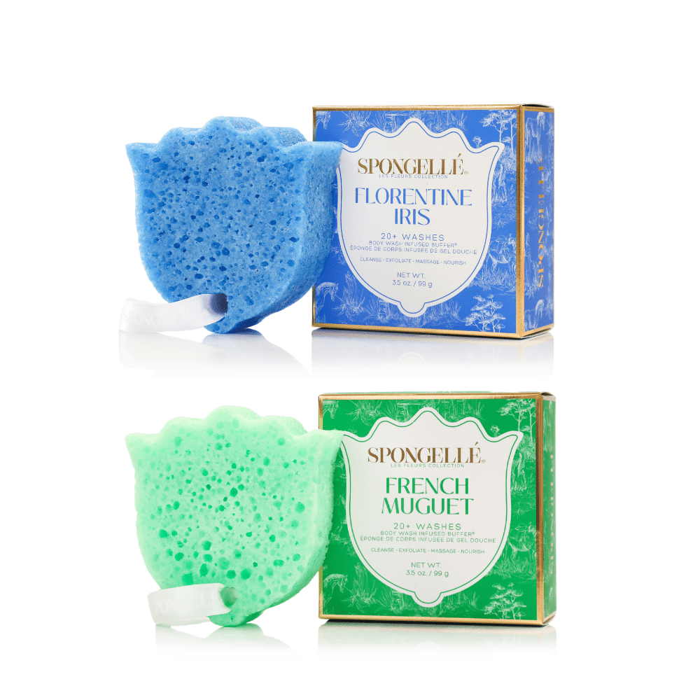 Florentine Iris & French Muguet Body Buffer SetBody Wash Infused BufferTorqelo.com