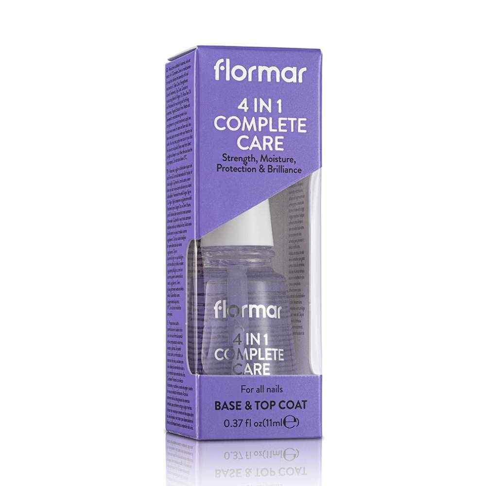 Flormar 4-in-1 Complete Care Nail Treatment Base 11 ml by Beauty Care Bag
