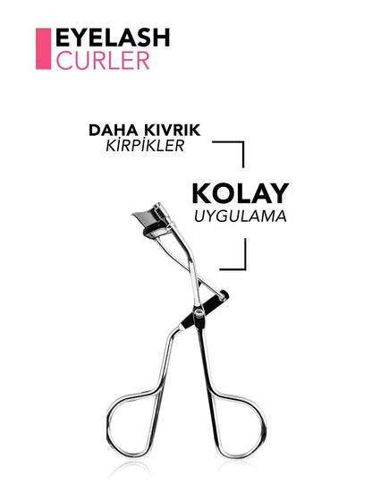 Flormar Ergonomic Eyelash Curler with Soft Silicone PadMakeupTorqelo.com