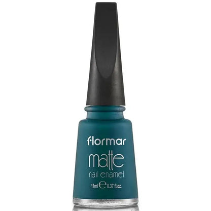 Flormar Matte Nail Polish in M06 Elegant Green 11ml by Beauty Care Bag