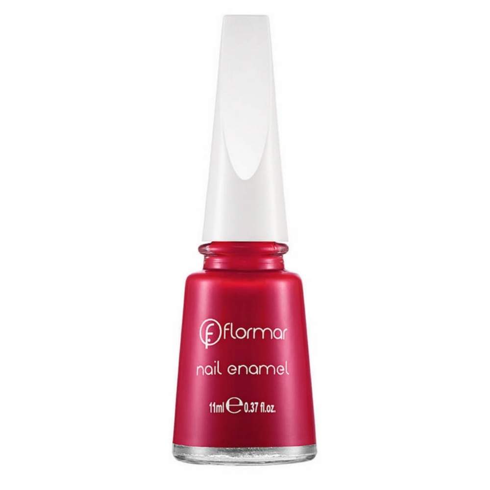 Flormar Nail Enamel 127 Berry Nuances Glossy Nail Polish 11ml by Beauty Care Bag