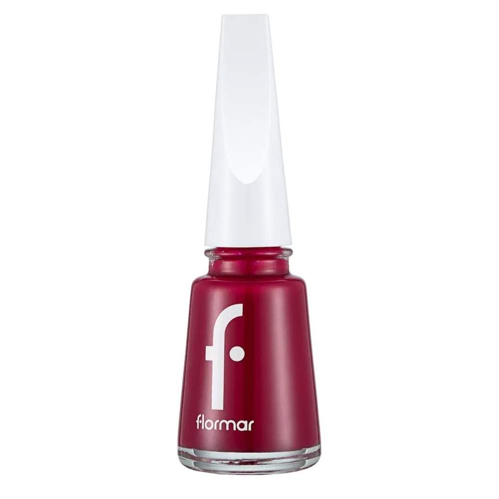 Flormar Nail Enamel 482 Blackberry Glossy Polish by Beauty Care Bag