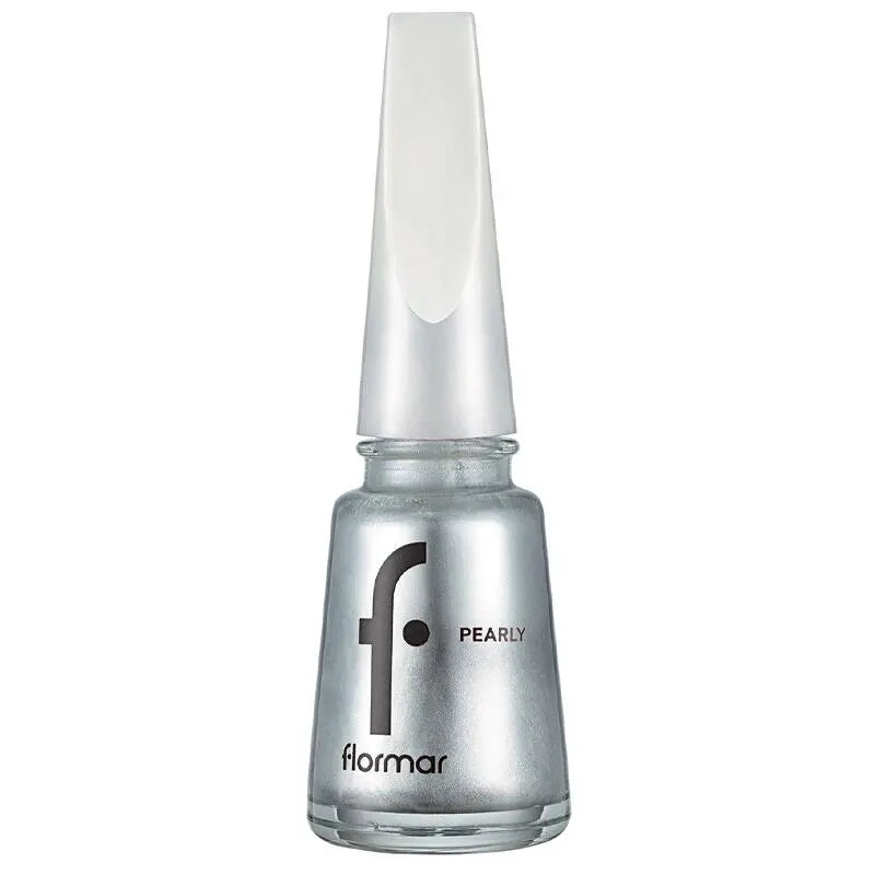 Flormar Pearly Nail Polish in Stylish Silver PL390 by Beauty Care Bag