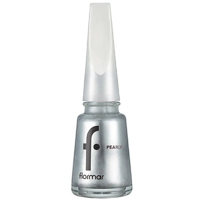 Flormar Pearly Nail Polish in Stylish Silver PL390 by Beauty Care Bag