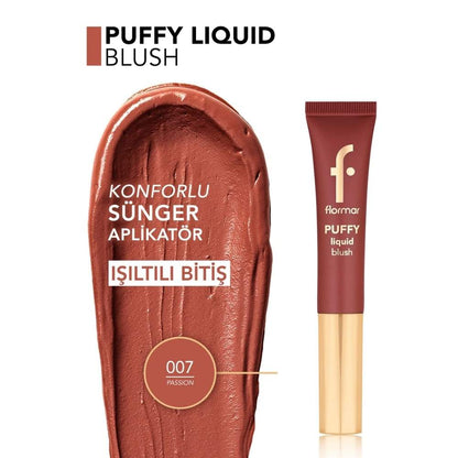 Flormar Puffy Liquid Blush 007 Natural Glow 10ml by Beauty Care Bag