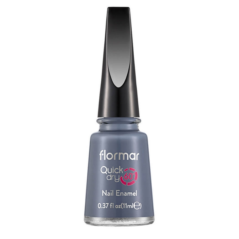 Flormar Quick Dry Nail Enamel QD27 Prussian Blue 11ml by Beauty Care Bag