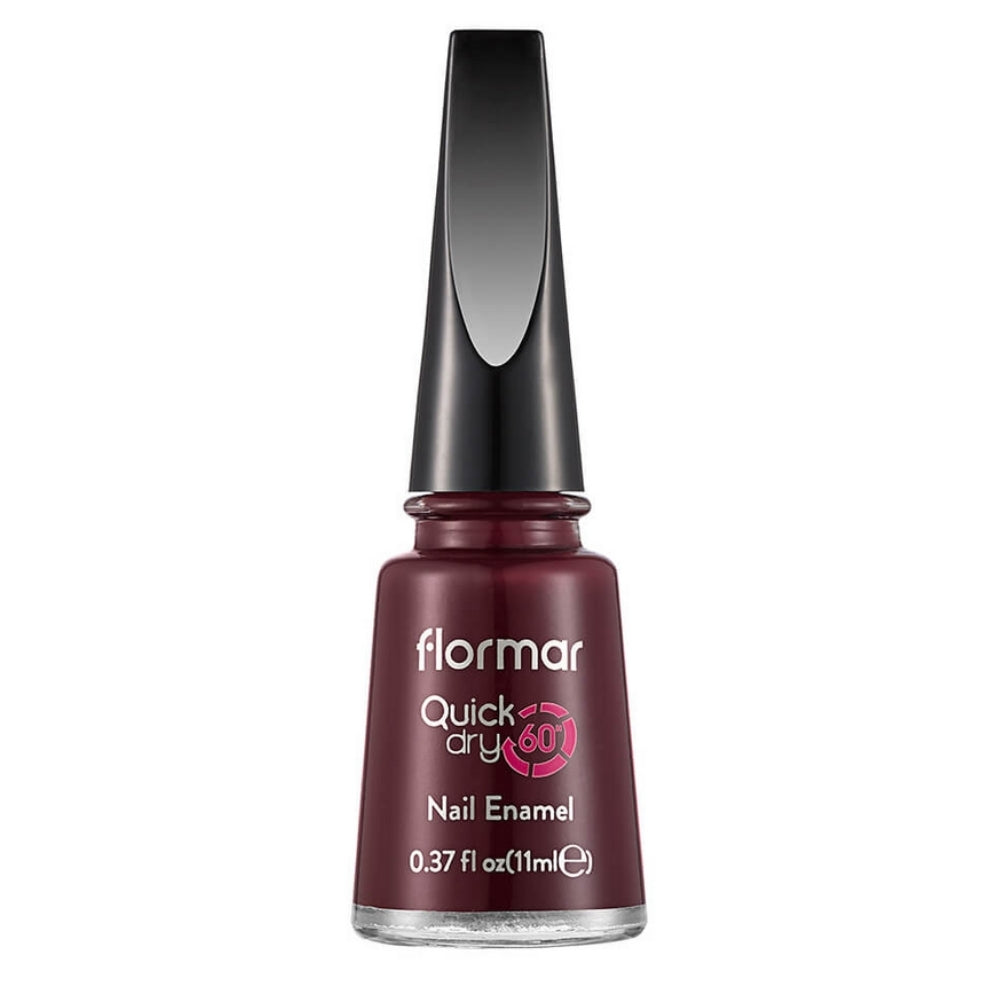 Flormar Quick Dry Nail Enamel QD29 Mahogany 11ml by Beauty Care Bag