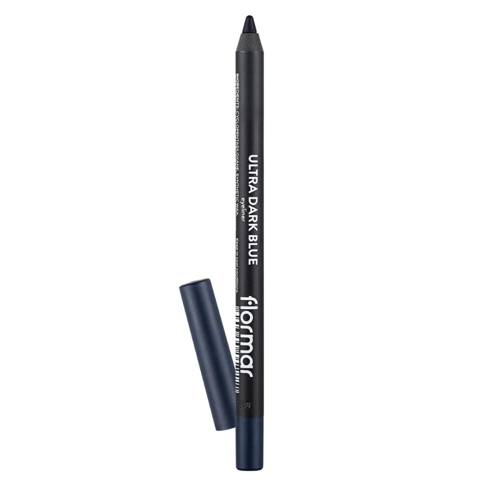 Flormar Ultra Eyeliner Pencil 013 Metallic Blue Creamy Formula by Beauty Care Bag