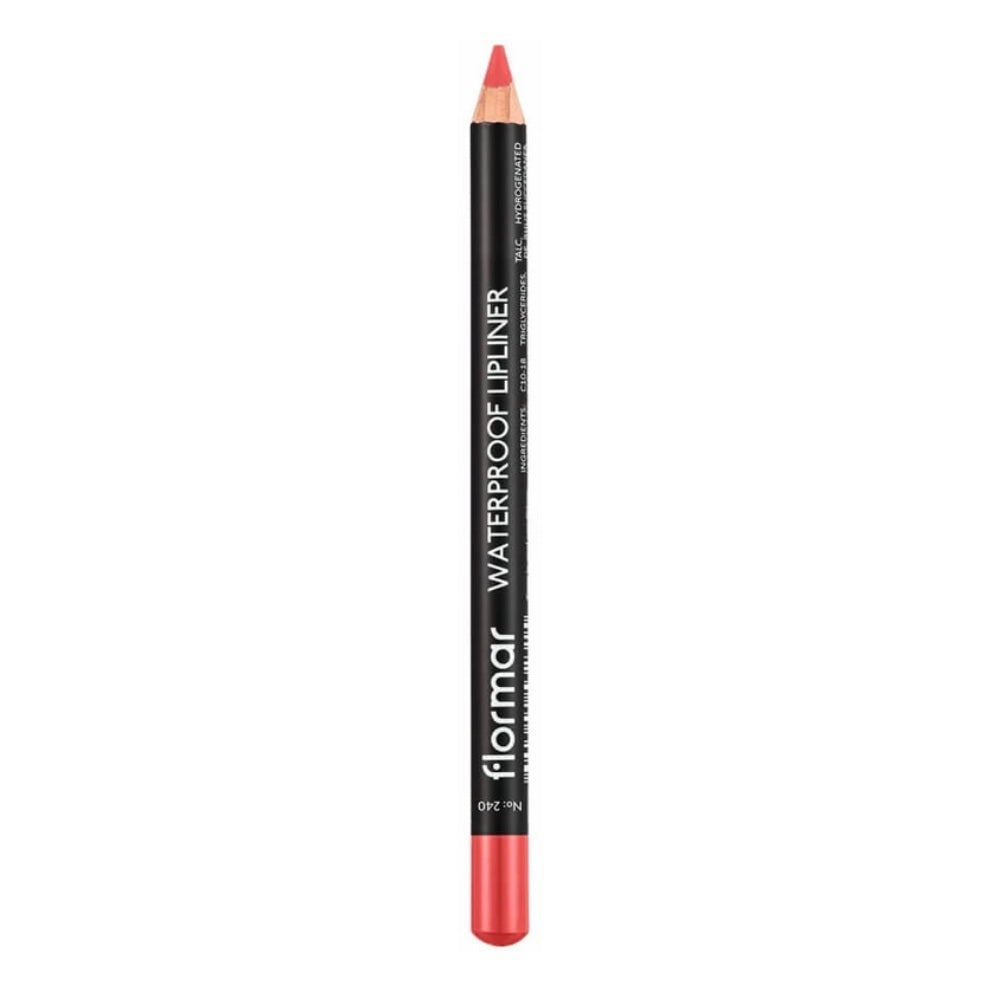 Flormar Waterproof Lipliner 240 Long-Wear Lip Pencil by Beauty Care Bag