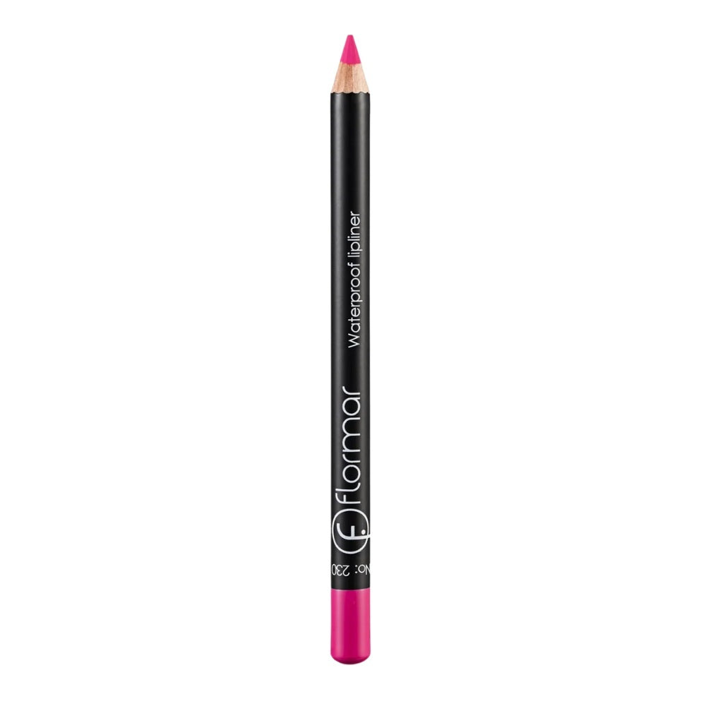 Flormar Waterproof Lipliner 230 Expressive Pink Long-Wear by Beauty Care Bag