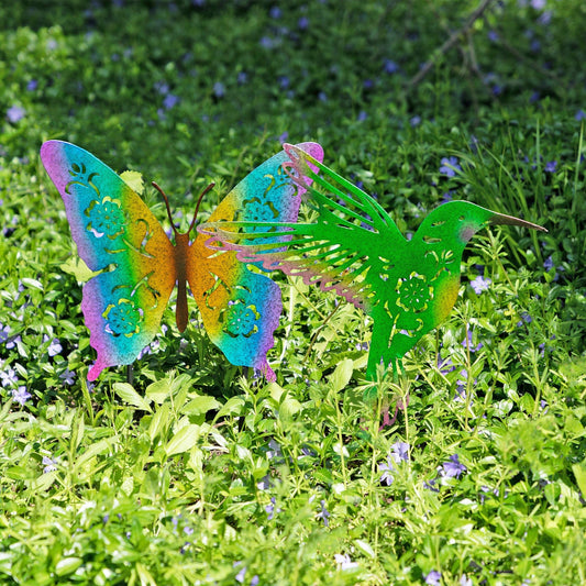 Fluttering Friends Silhouette Garden StakeGarden Stakes & Flags & Yard DecorTorqelo.com