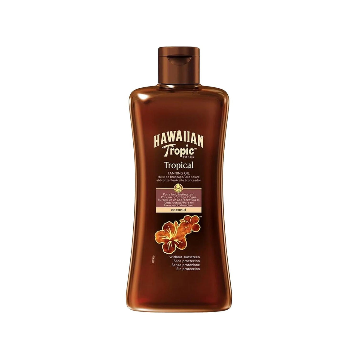 Hawaiian Tropic Dark Tanning Oil 200ml - Achieve Deep, Long-Lasting Tan with Bronzla_tõrõcõ Ya_ by Beauty Care Bag