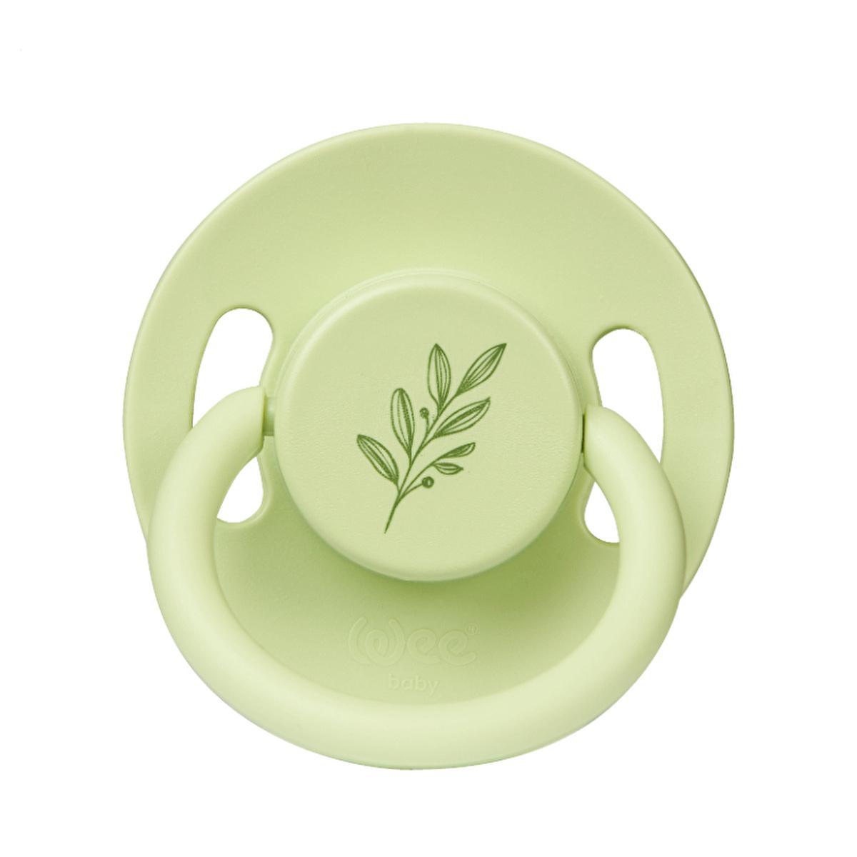 Wee Baby Natural Rubber Baby Pacifier: Comforting Cherry Shape, BPA-Free, Soothes & Prevents Irritation by Beauty Care Bag