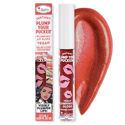 theBalm Instant Plump Your Pucker Lip Plumper Gloss: Get Fuller, Hydrated Lips with Organic Jojoba & Avocado Oil - Non-Sticky Formula, 5 Colors. by Beauty Care Bag