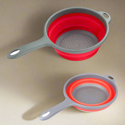 🥦 Foldable Silicone Colander – Space-Saving StrainerColandersTorqelo.com