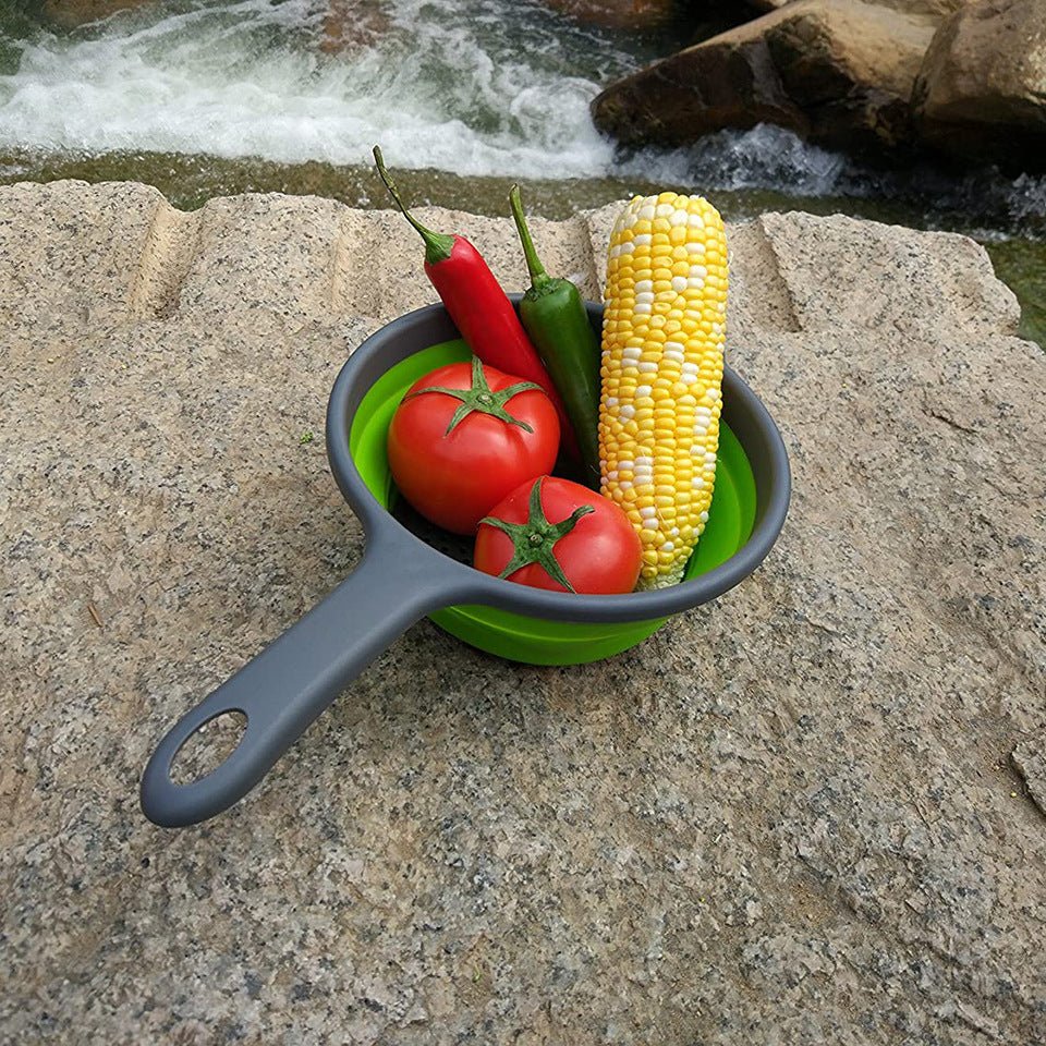 🥦 Foldable Silicone Colander – Space-Saving StrainerColandersTorqelo.com