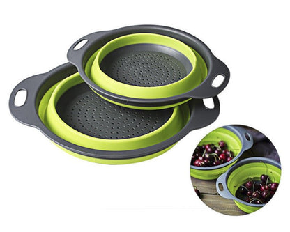 🥦 Foldable Silicone Colander – Space-Saving StrainerColandersTorqelo.com