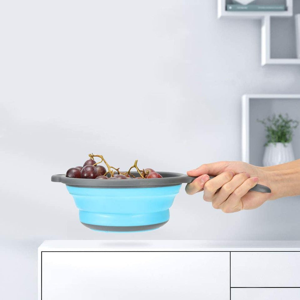 🥦 Foldable Silicone Colander – Space-Saving StrainerColandersTorqelo.com