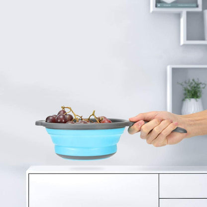 🥦 Foldable Silicone Colander – Space-Saving StrainerColandersTorqelo.com
