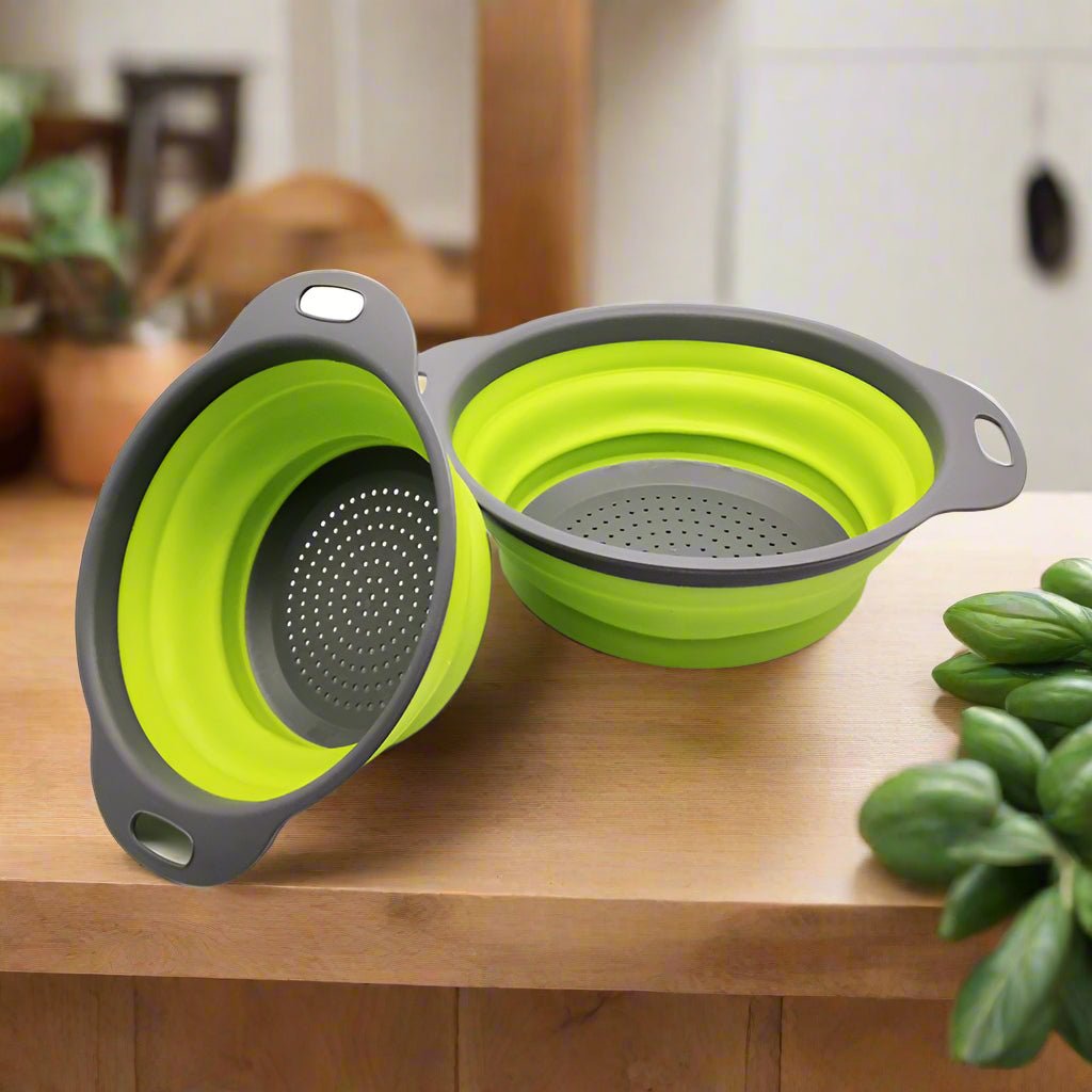 🥦 Foldable Silicone Colander – Space-Saving StrainerColandersTorqelo.com