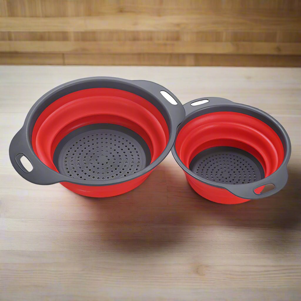 🥦 Foldable Silicone Colander – Space-Saving StrainerColandersTorqelo.com