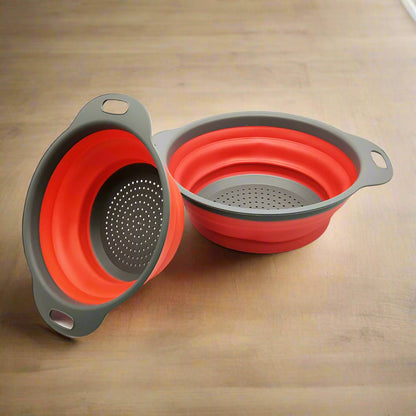 🥦 Foldable Silicone Colander – Space-Saving StrainerColandersTorqelo.com