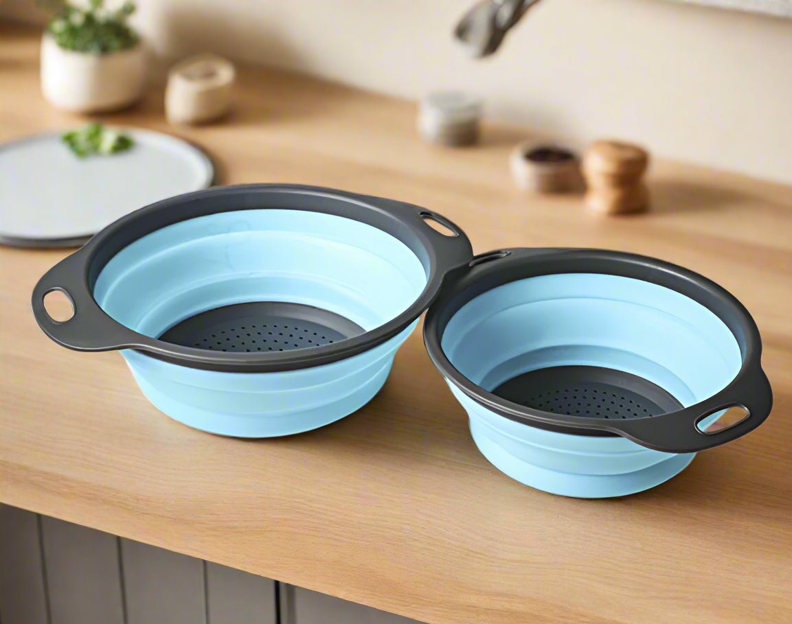 🥦 Foldable Silicone Colander – Space-Saving StrainerColandersTorqelo.com