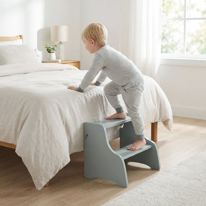 Foldable Toddler Step Stool with Chalkboards 2-Step StoolTorqelo.com