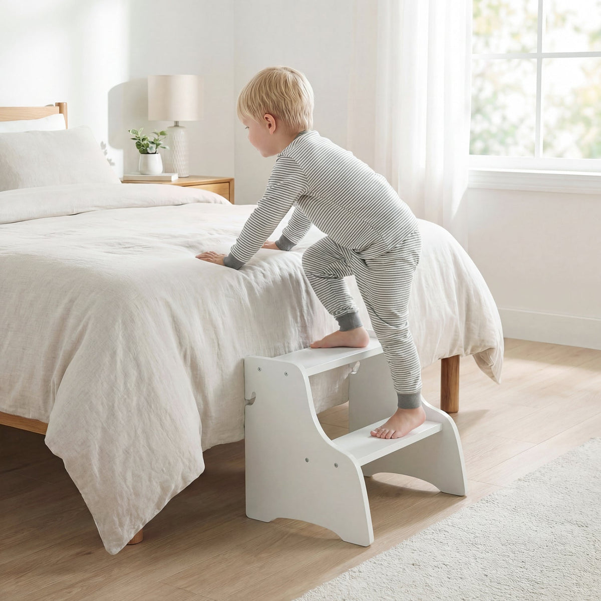 Foldable Toddler Step Stool with Chalkboards 2-Step StoolTorqelo.com