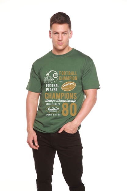 Football Champions men's bamboo graphic T-shirt – view 11