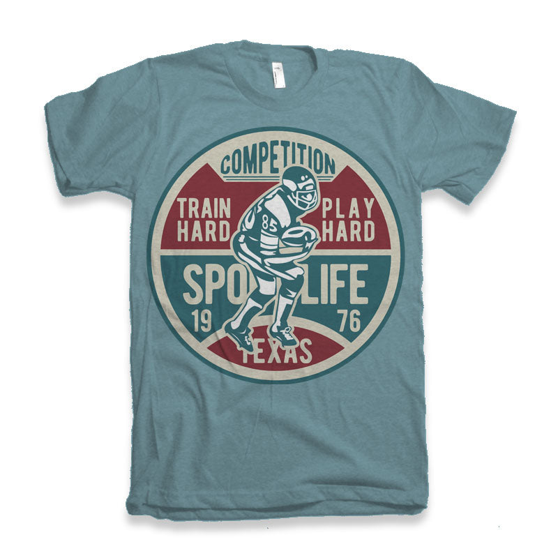 Football Competition men's bamboo graphic T-shirt – view 2