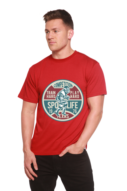 Football Competition men's bamboo graphic T-shirt – view 14