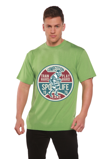 Football Competition men's bamboo graphic T-shirt – view 6