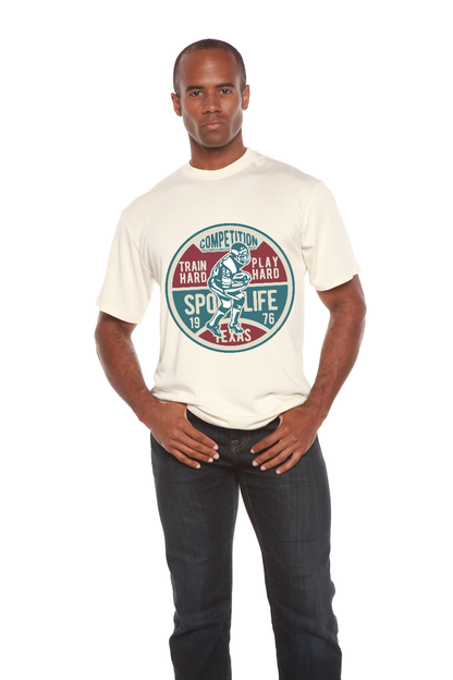 Football Competition men's bamboo graphic T-shirt – view 9