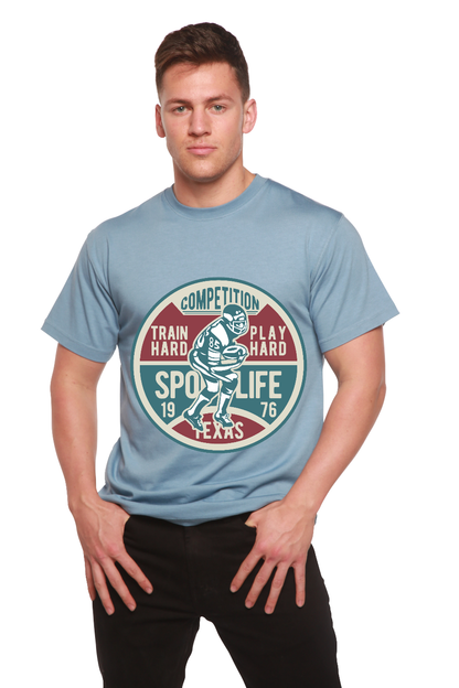 Football Competition men's bamboo graphic T-shirt – view 4