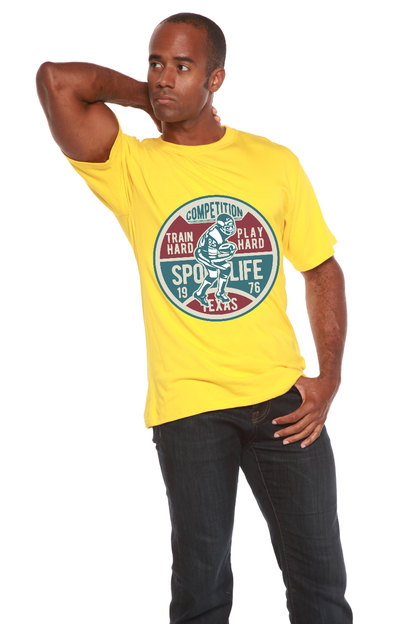 Football Competition men's bamboo graphic T-shirt – view 8