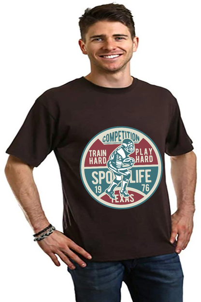 Football Competition men's bamboo graphic T-shirt – view 5