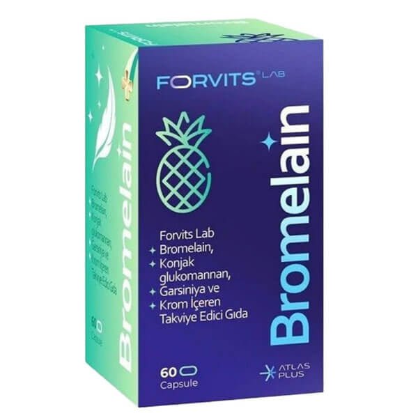 Forvits Lab Bromelain Dietary Supplement 60 CapsulesSupplementsTorqelo.com