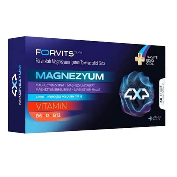 Forvits Lab Magnesium Daily Dietary Supplement 30 TabletsSupplementsTorqelo.com