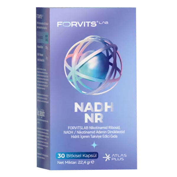 Forvits Lab NADH NR Energy Support Supplement 30 Capsules by Beauty Care Bag