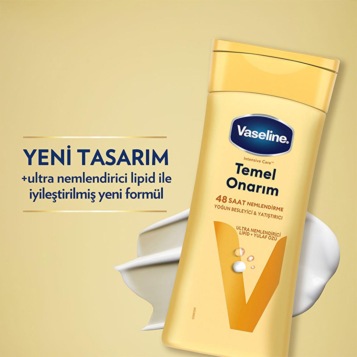 Vaseline Moisturizing Body Lotion for Dry Skin - 48 Hour Hydration, Non-Greasy, Dermatologically Tested by Beauty Care Bag