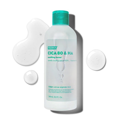 FRANKLY CICA 80 & Hyaluronic Acid Toner 260ml by Seoulia