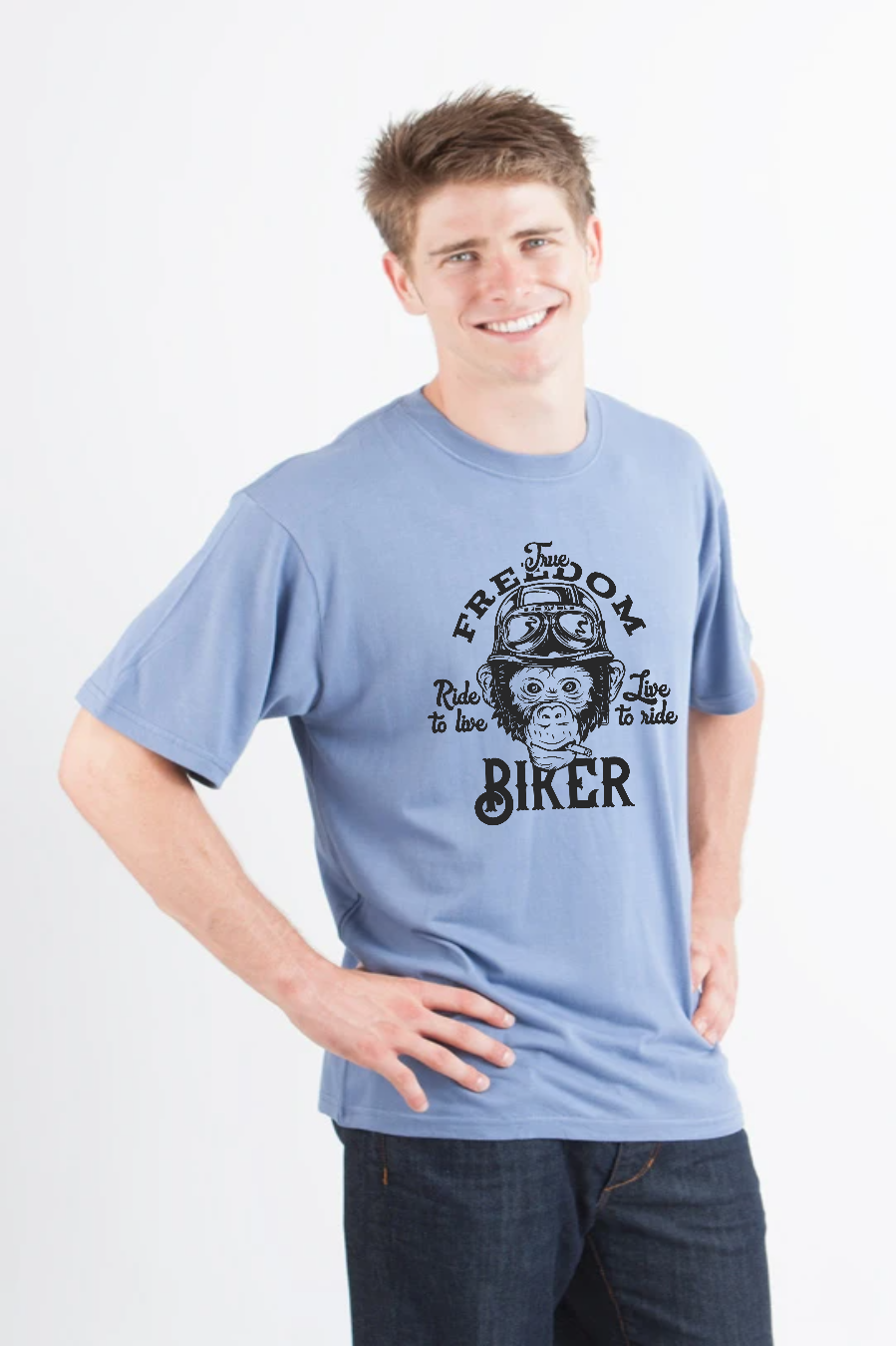 Freedom Biker graphic t-shirt – view 6