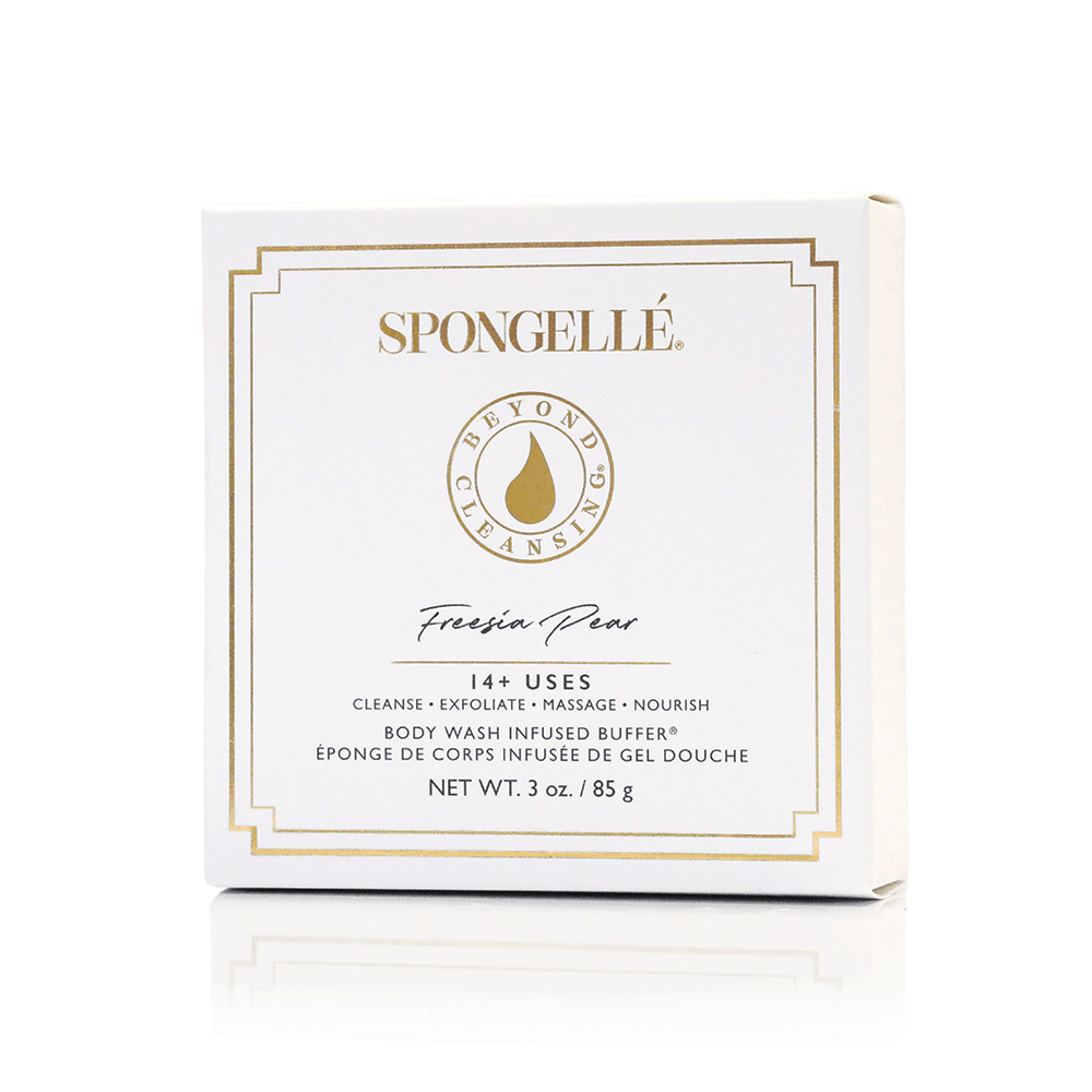 Freesia Pear | Vegan-Friendly Boxed FlowerBody Wash Infused BufferTorqelo.com