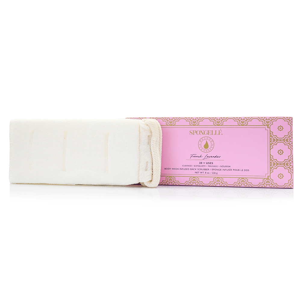 French Lavender Body Wash Infused Back ScrubberBack ScrubberTorqelo.com