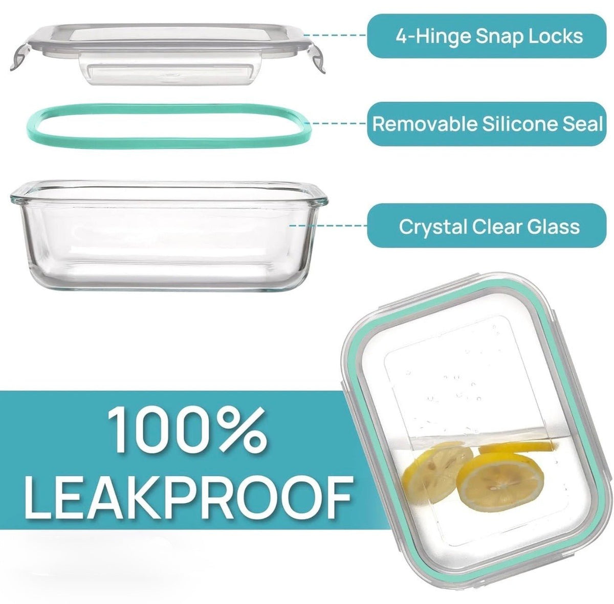 FreshSeal Glass Storage SetTorqelo.com