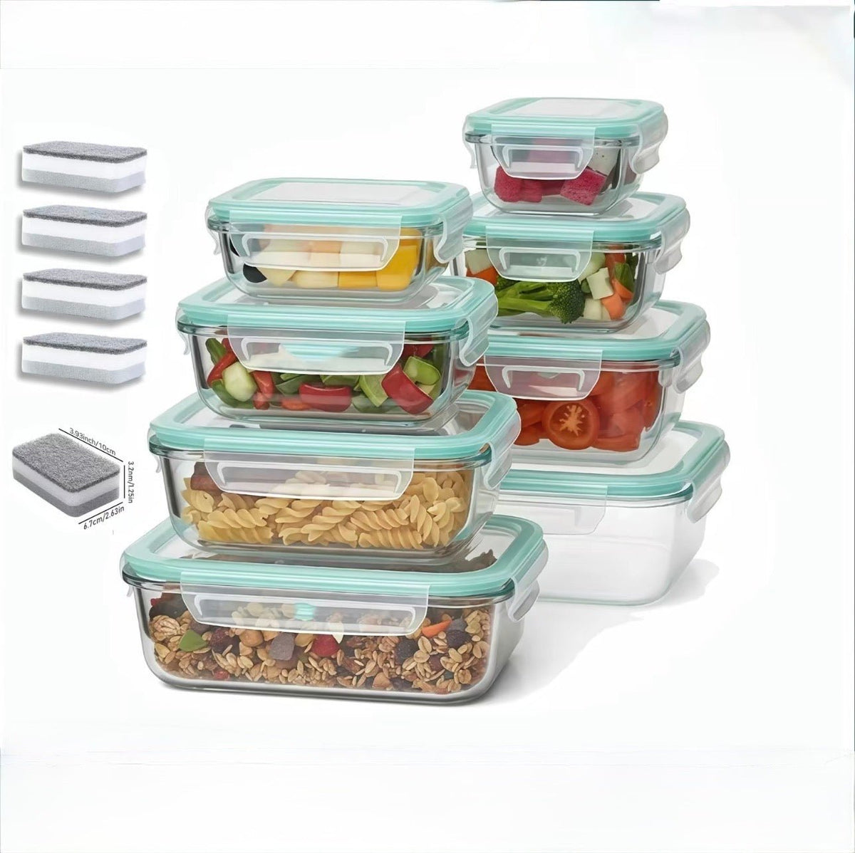 FreshSeal Glass Storage SetTorqelo.com